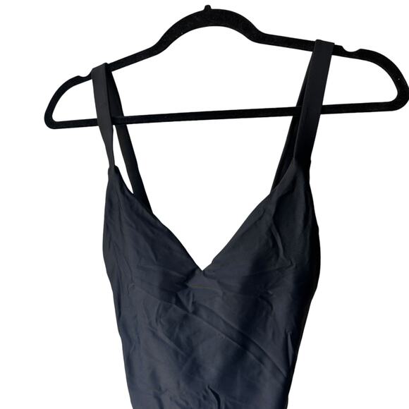 madewell second wave maillot one-piece swimsuit true black md385 women xsmall - Picture 5 of 8